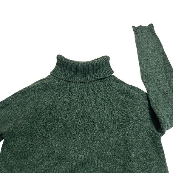 Sundance Womens Fisherman Nordic Slouchy Cable Knit Sweater Mountainview Size S - Picture 3 of 6